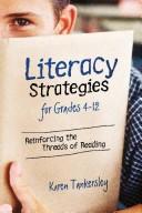 Cover of Literacy Strategies for Grades 4-12 by Karen Tankersley