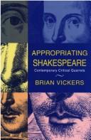 Cover of Appropriating Shakespeare by Brian Vickers