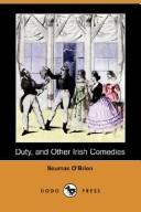 Front cover of Duty, and other Irish comedies by Seumas O'Brien