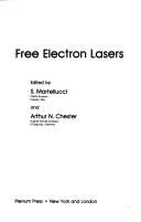 Front cover of Free electron lasers by Course on Physics and Technology of Free Electron Lasers of the International School of Quantum Electronics (7th 1980 Erice, Italy)