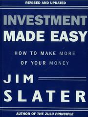 Front cover of Investment Made Easy by Jim Slater