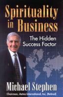 Front cover of Spirituality in Business by Michael Stephen