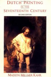 Front cover of Dutch painting in the seventeenth century by Madlyn Millner Kahr