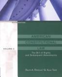 Cover of American Constitutional Law by Ralph A. Rossum