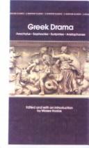 Cover of Greek Drama by Moses Hadas