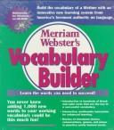 Cover of Merriam Webster's Vocabulary Builder by Merriam-Webster