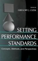 Cover of Setting performance standards by Gregory J. Cizek