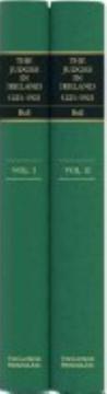 Cover of The judges in Ireland, 1221-1921 by F. Elrington Ball