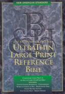 Front cover of New American Standard Ultrathin Large Print Reference Bible by Unknown