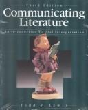Cover of Communicating literature by Todd V. Lewis