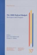 Front cover of The 2000 federal budget by Paul A. R. Hobson