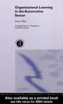 Front cover of Organisational Learning in the Automotive Sector by Penny West