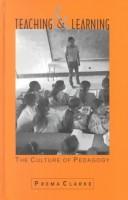 Cover of Teaching & Learning by Prema Clarke