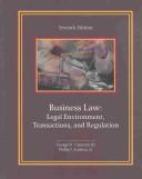 Front cover of Business Law by George D., Iii Cameron