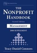 Cover of The Nonprofit Handbook, Management, 2000 Supplement by Tracy Daniel Connors