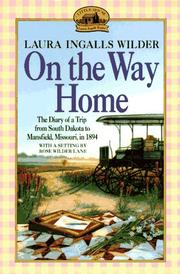 Front cover of On the Way Home by Laura Ingalls Wilder