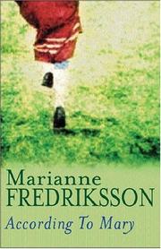 Front cover of According to Mary by Marianne Fredriksson