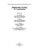 Front cover of Engineering Geology of Construction (Geological Society Engineering Geology Special Publication) by Unknown