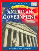 Cover of MAGRUDER' S AMERICAN GOVERNMENT (Magruder's American Government) by William A. McClenaghan