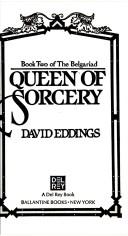 Front cover of QUEEN OF SORCERY (Eddings, David. , the Belgariad, Bk. 2.) by David Eddings