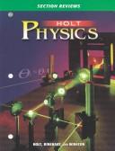 Front cover of Holt physics by Holt, Rinehart and Winston, Inc.