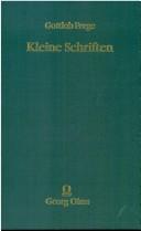 Front cover of Kleine Schriften by Gottlob Frege