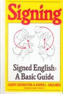 Cover of Signing Signed English by Harry Bornstein