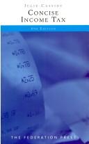 Cover of Concise Income Tax by Julie Cassidy