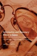 Front cover of Informality and Monetary Policy in Japan by Adrian van Rixtel