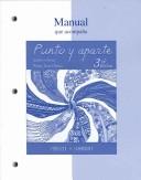 Front cover of Manual que acompaña Punto y aparte by Sharon W. Foerster