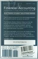 Front cover of Student Solutions Manual Printed Access Card for Stickney/Weil's Financial Accounting by Clyde P. Stickney