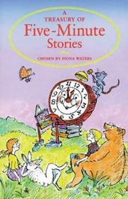 Front cover of A Treasury of five minute stories by Fiona Waters