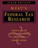 Cover of West's federal tax research by William A. Raabe