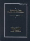 Front cover of Criminal law by Stephen A. Saltzburg