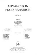 Cover of Advances in Food Research (Advances in Food and Nutrition Research) by C. O. Chichester