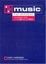 Front cover of Music - The Business by Ann Harrison