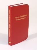 Front cover of Spanish Vest-Pocket New Testament with Psalms and Proverbs RVR 1960 by Unknown