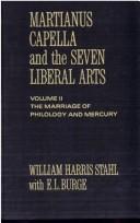 Front cover of The quadrivium of Martianus Capella by William Harris Stahl