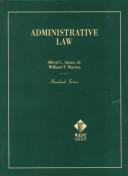 Front cover of Administrative Law (Hornbook Series) by Alfred C. Aman