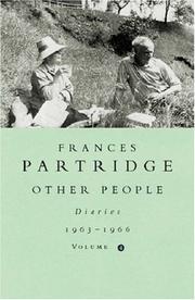 Cover of Other People by Frances Partridge