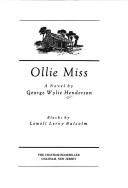 Front cover of Ollie Miss by George Wylie Henderson