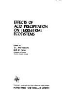 Front cover of Effects of acid precipitation on terrestrial ecosystems by NATO Conference on Effects of Acid Precipitation on Vegetation and Soils (1978 Toronto, Ont.)