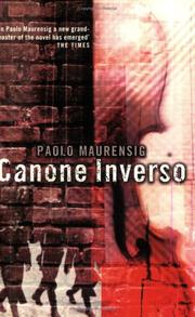 Front cover of Canone inverso by Paolo Maurensig