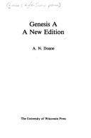 Cover of Genesis A by Alger Nicolaus Doane