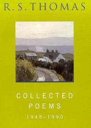 Cover of Poems by Thomas, R. S.