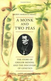 Cover of A Monk and Two Peas by Robin Marantz Henig
