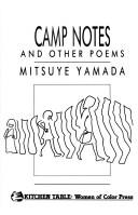 Cover of Camp Notes and Other Poems by Mitsuye Yamada