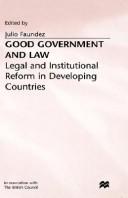 Front cover of Good Government and Law by Unknown