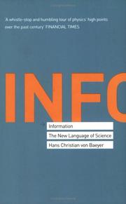 Cover of Information by Hans Christian Von Baeyer