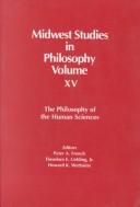 Front cover of The Philosophy of the human sciences by Peter A. French